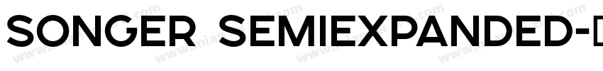 SONGER SemiExpanded字体转换